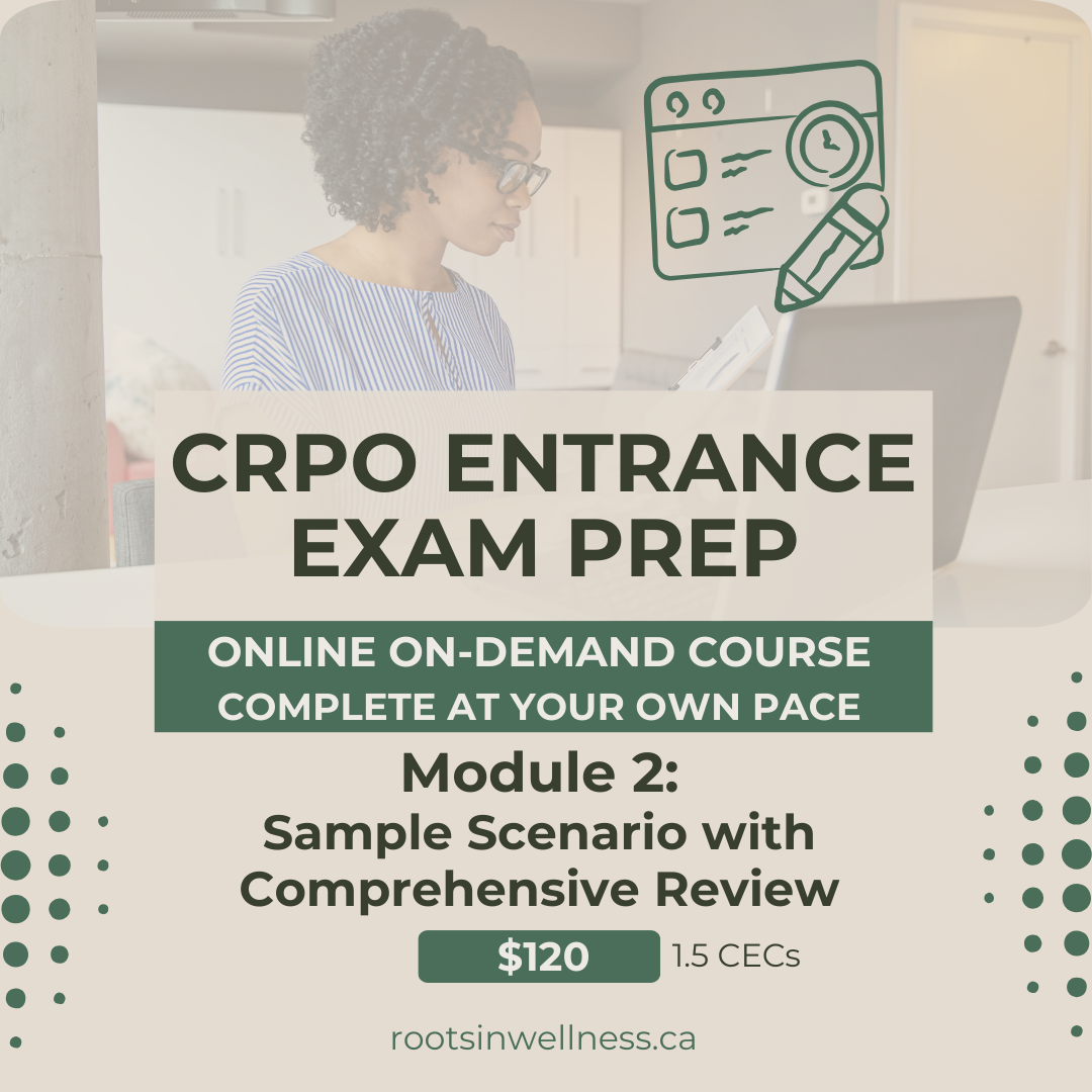 CRPO Entrance Exam Preparation – Module 2 Only – Sample Scenario with Answer Review